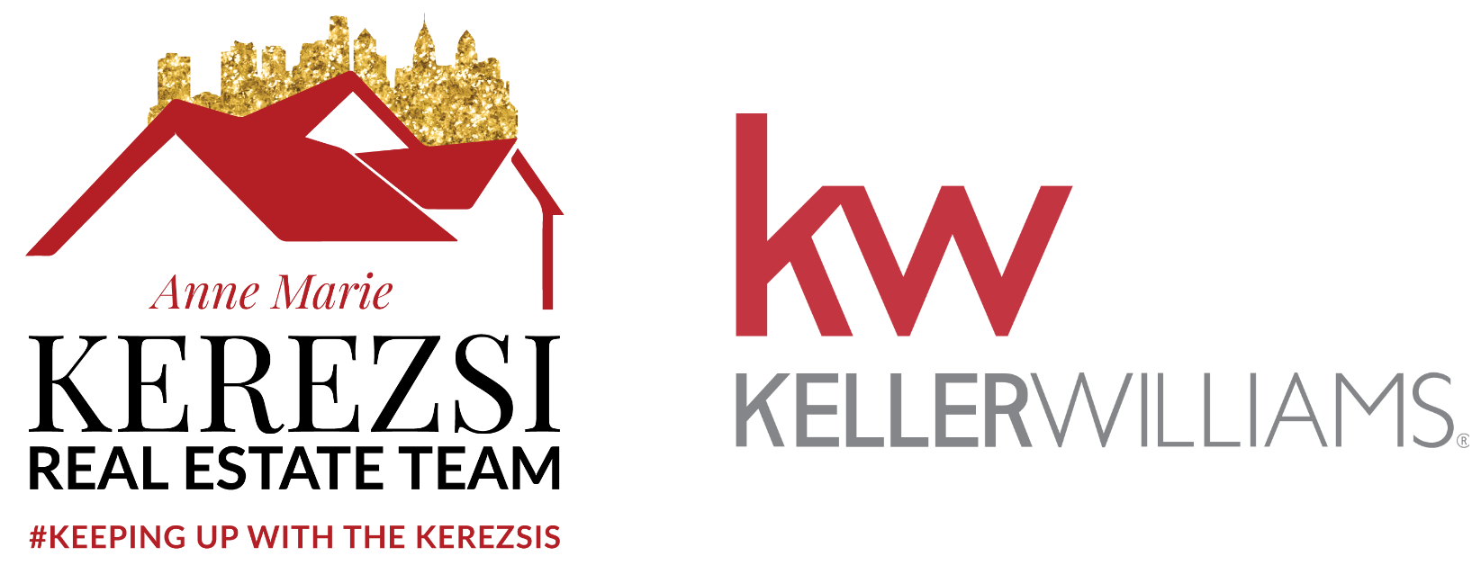 A logo for kw keller williams realty